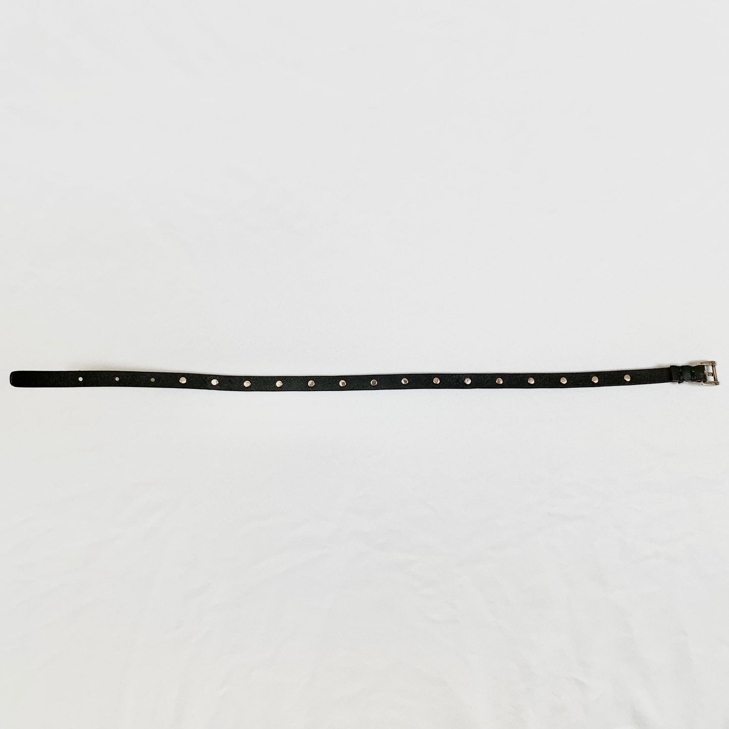 Gucci Studded Feline Head Leather Wrap Bracelet in Black