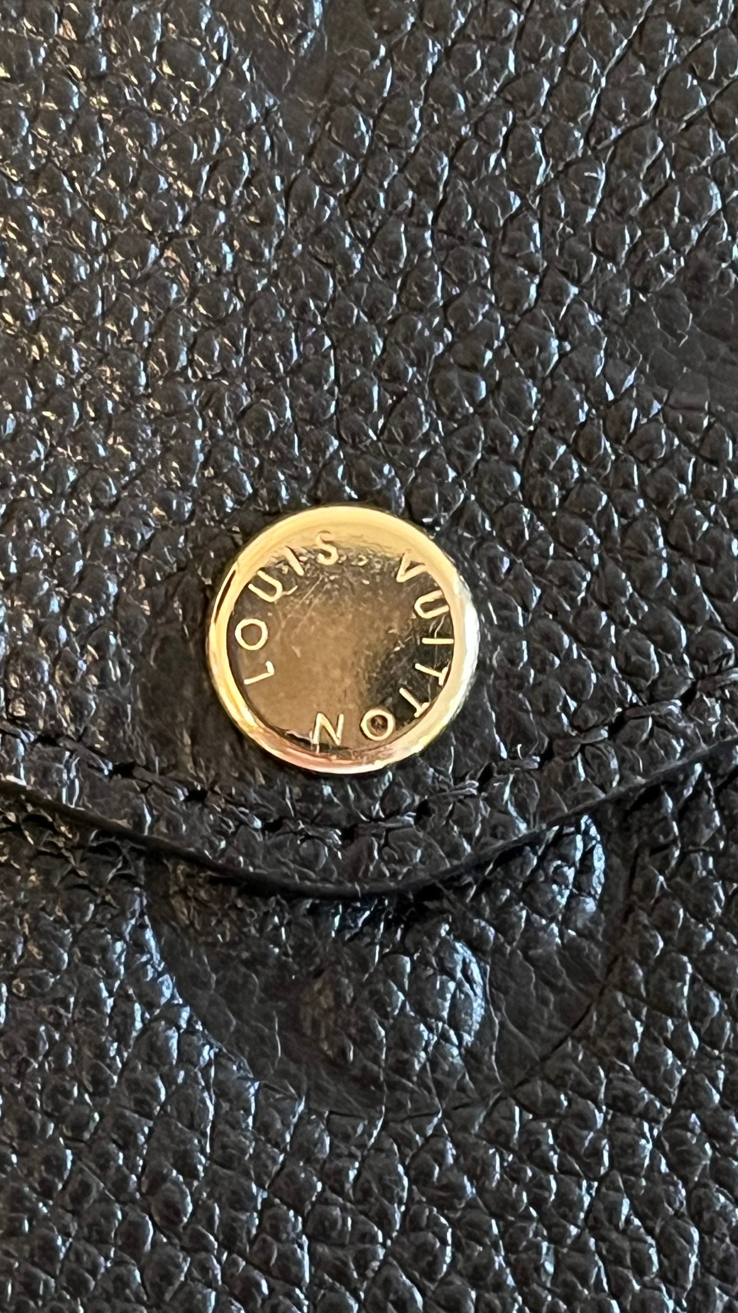 Louis Vuitton Felicie Pochette, Black Empreinte Leather