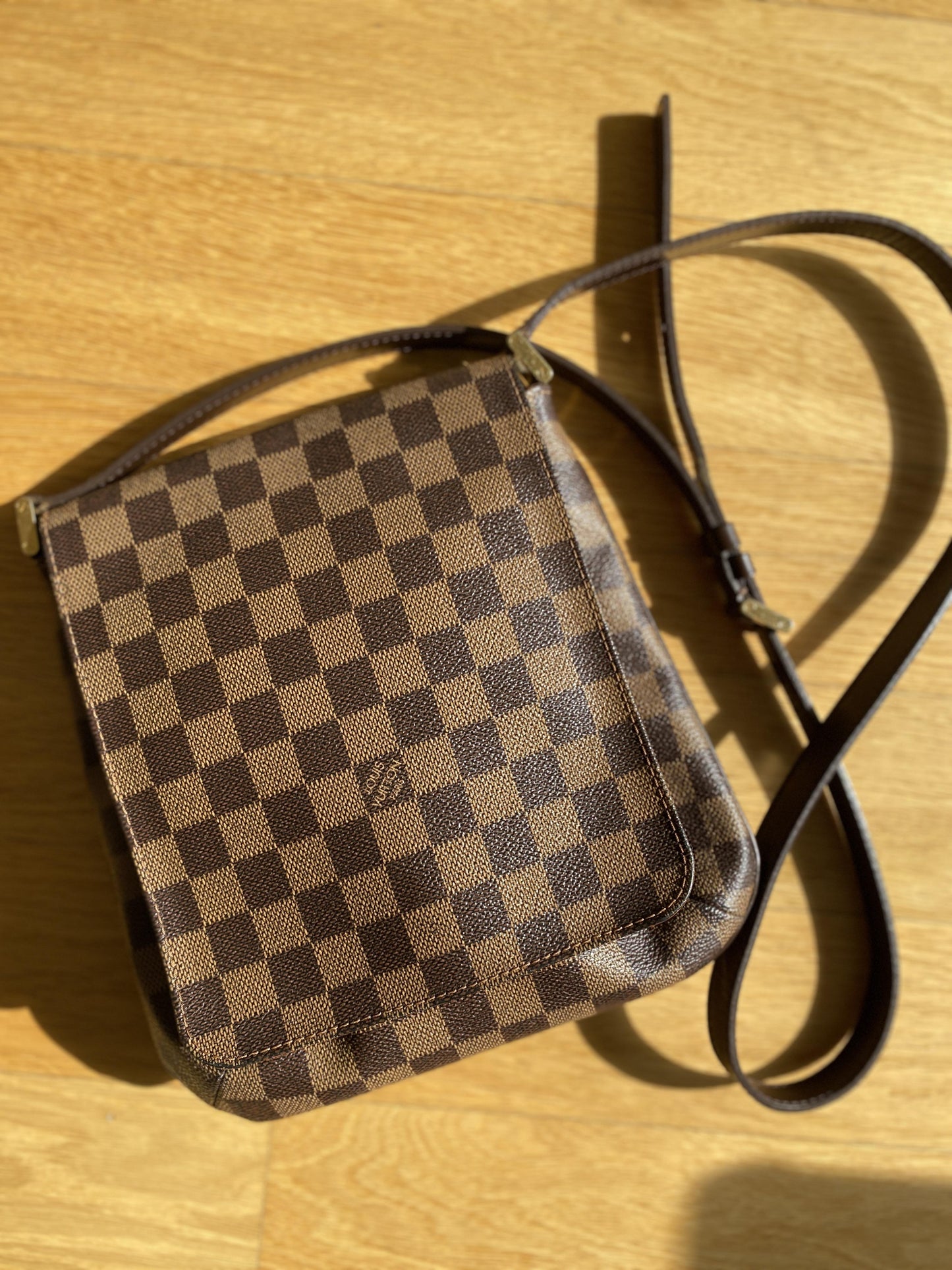 LOUIS VUITTON Damier Canvas Musette Salsa Bag - VINTAGE