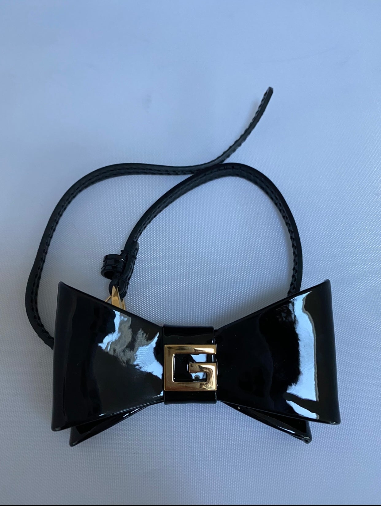 GUCCI Patent Leather Choker Necklace