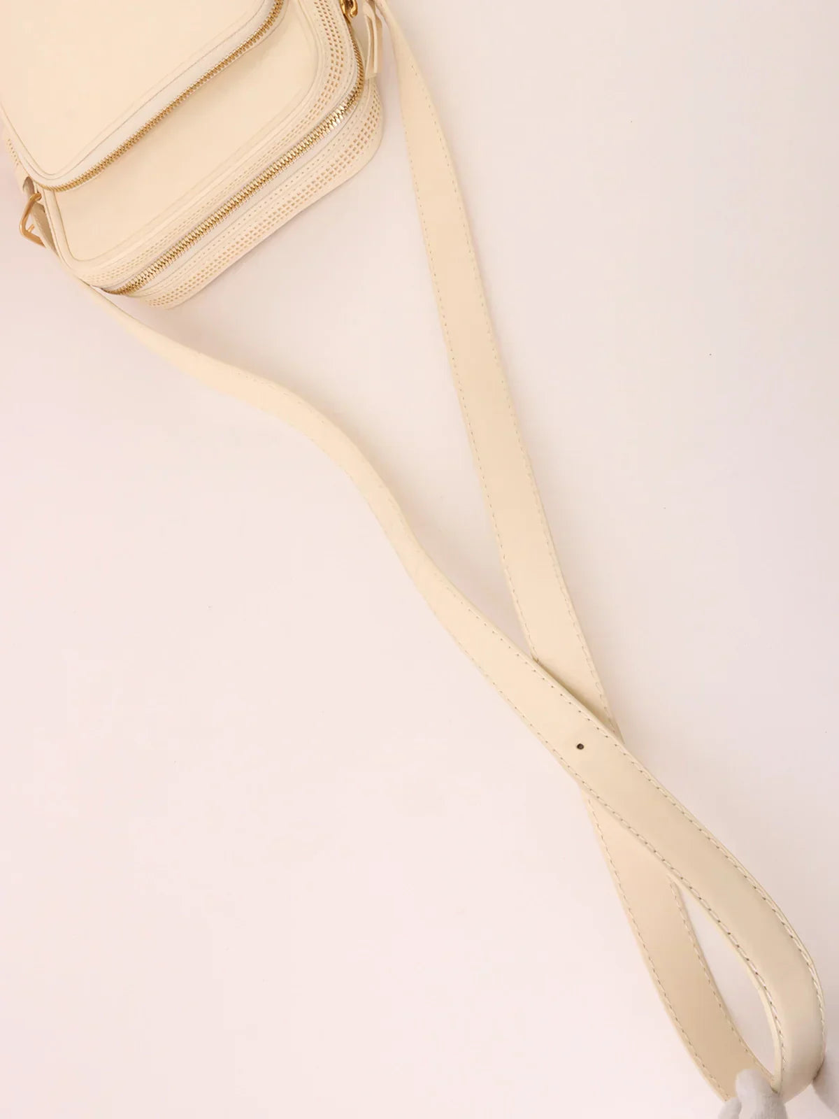 LOUIS VUITTON 2007 Made Cuir Bequia Trotter Mm Blanc
