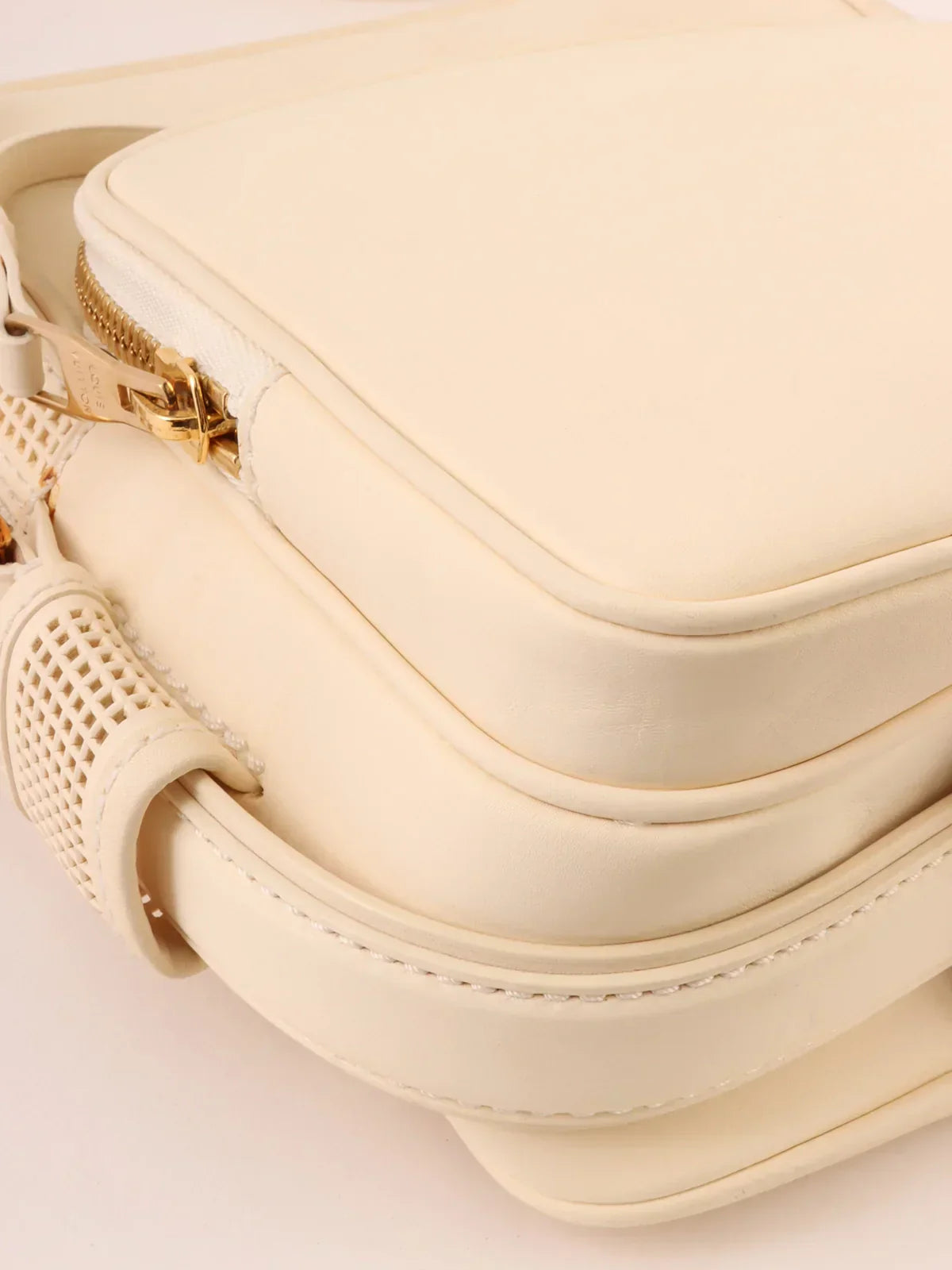 LOUIS VUITTON 2007 Made Cuir Bequia Trotter Mm Blanc