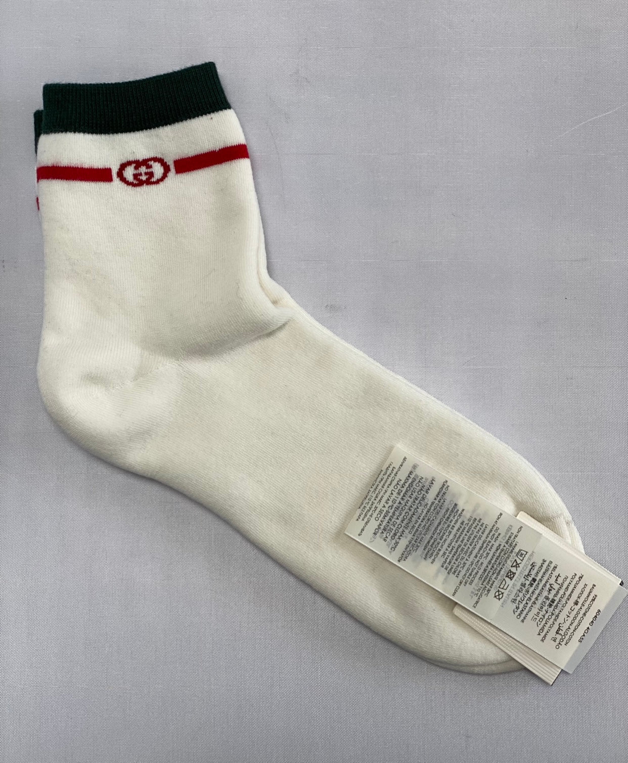 Gucci Cotton Socks with GG Embroidered Logo