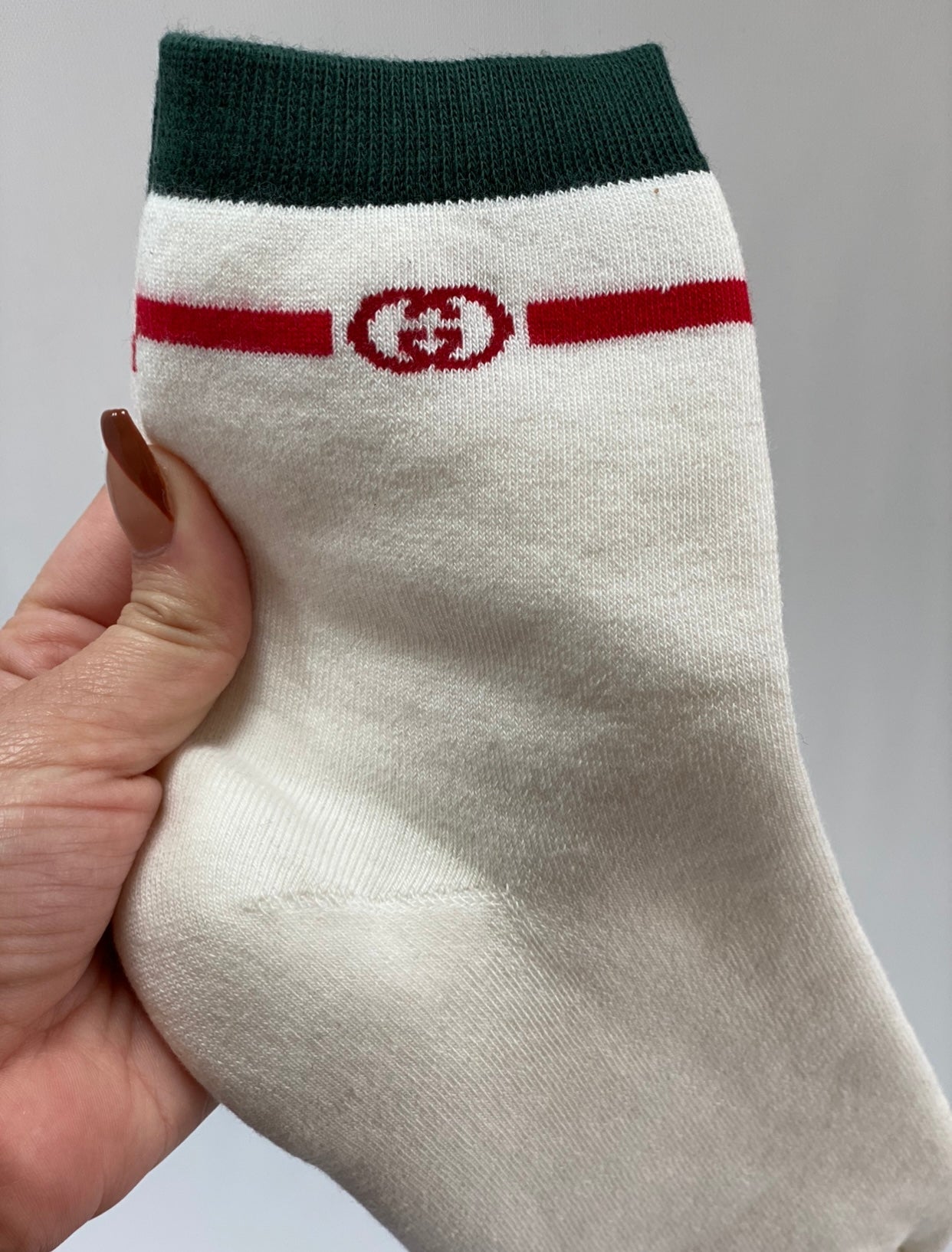 Gucci Cotton Socks with GG Embroidered Logo