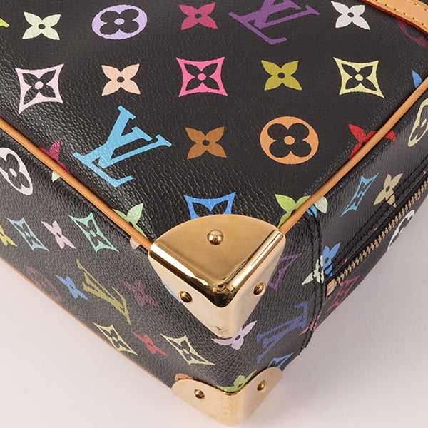 LOUIS VUITTON 2005 Made Monogram Multicolor Trouville Noir