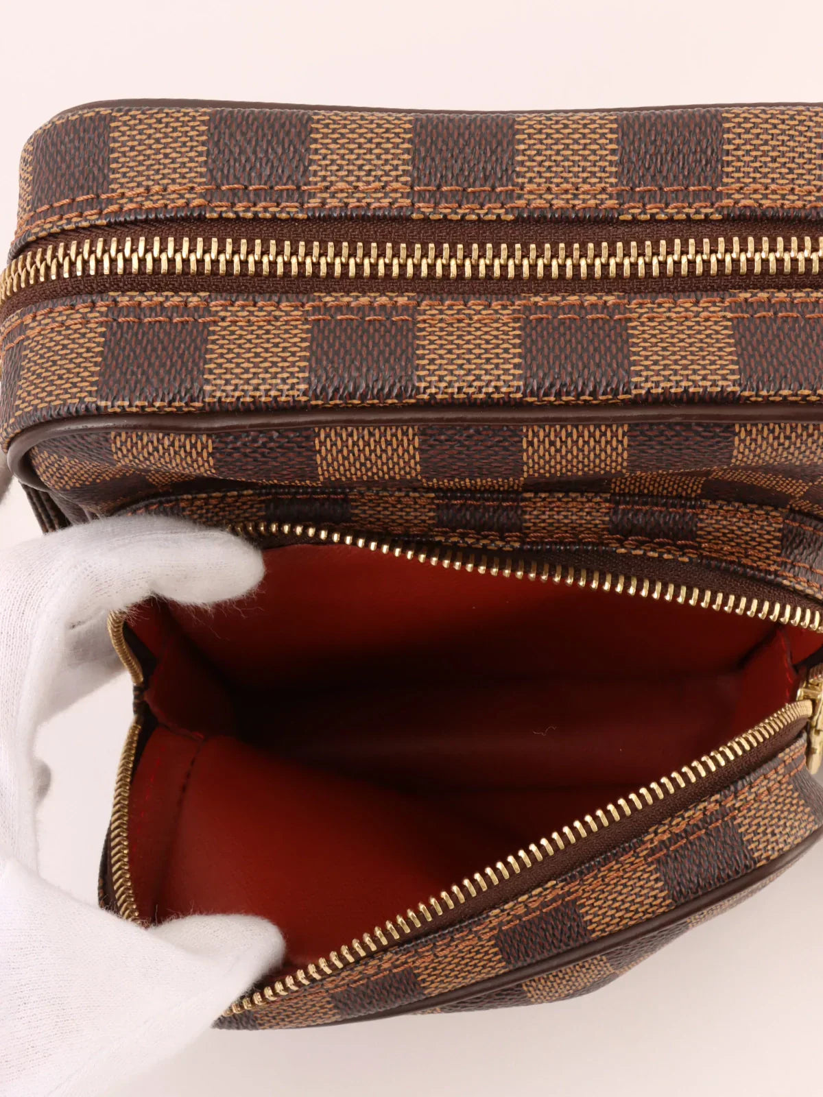 LOUIS VUITTON 2004 Made Canvas Damier Amazon Brown
