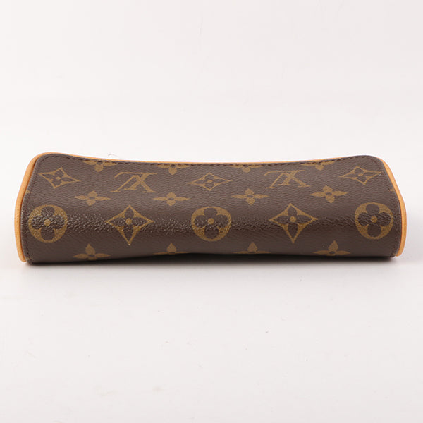 Louis Vuitton 1999 Made Canvas Monogram Pochette Twin Pm Brown
