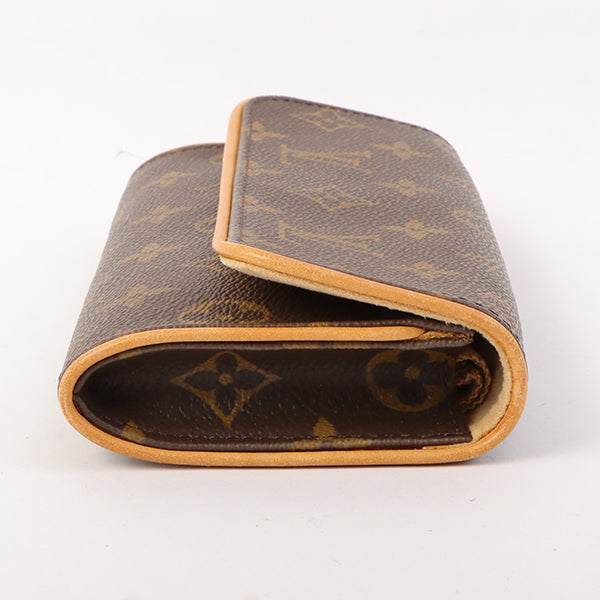Louis Vuitton 1999 Made Canvas Monogram Pochette Twin Pm Brown