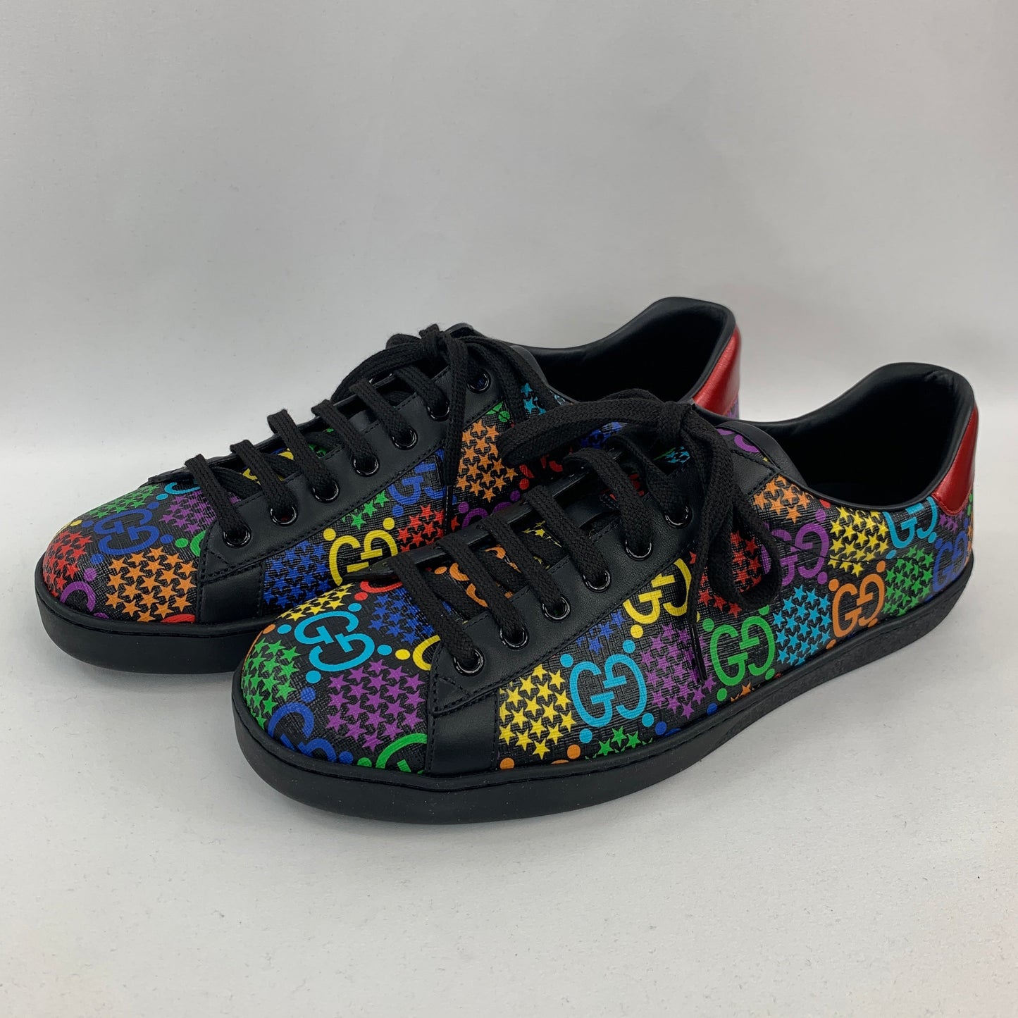 Gucci GG Psychedelic Ace Sneaker in Black