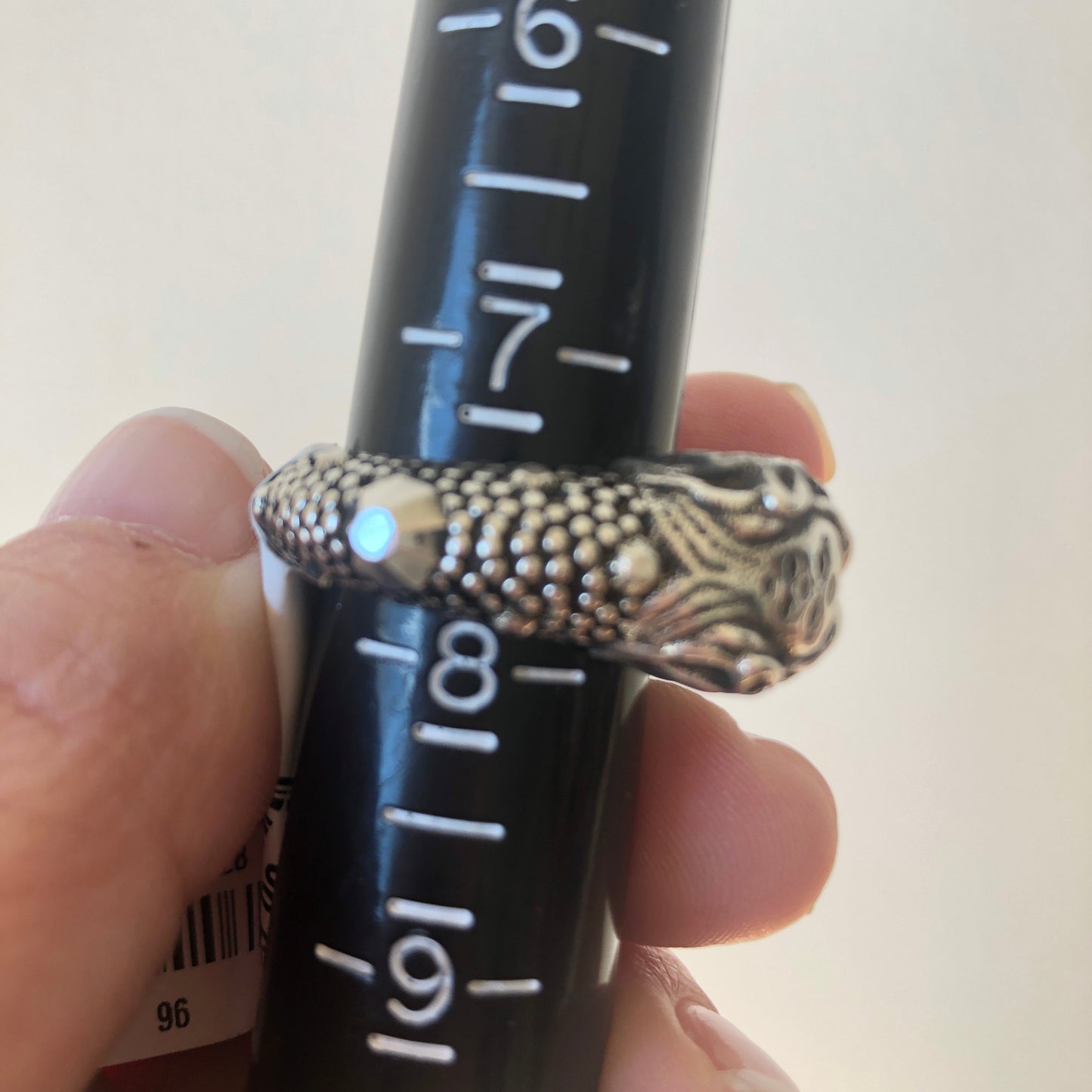 Gucci Tiger Head Cuff Ring in Sterling Silver