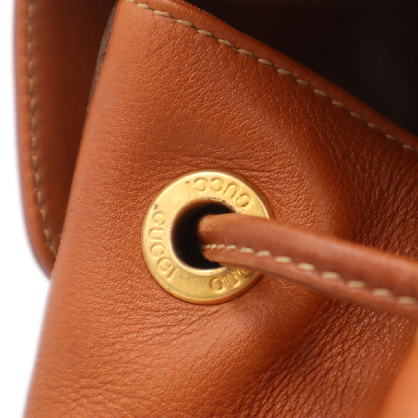 Gucci Bamboo Leather Backpack