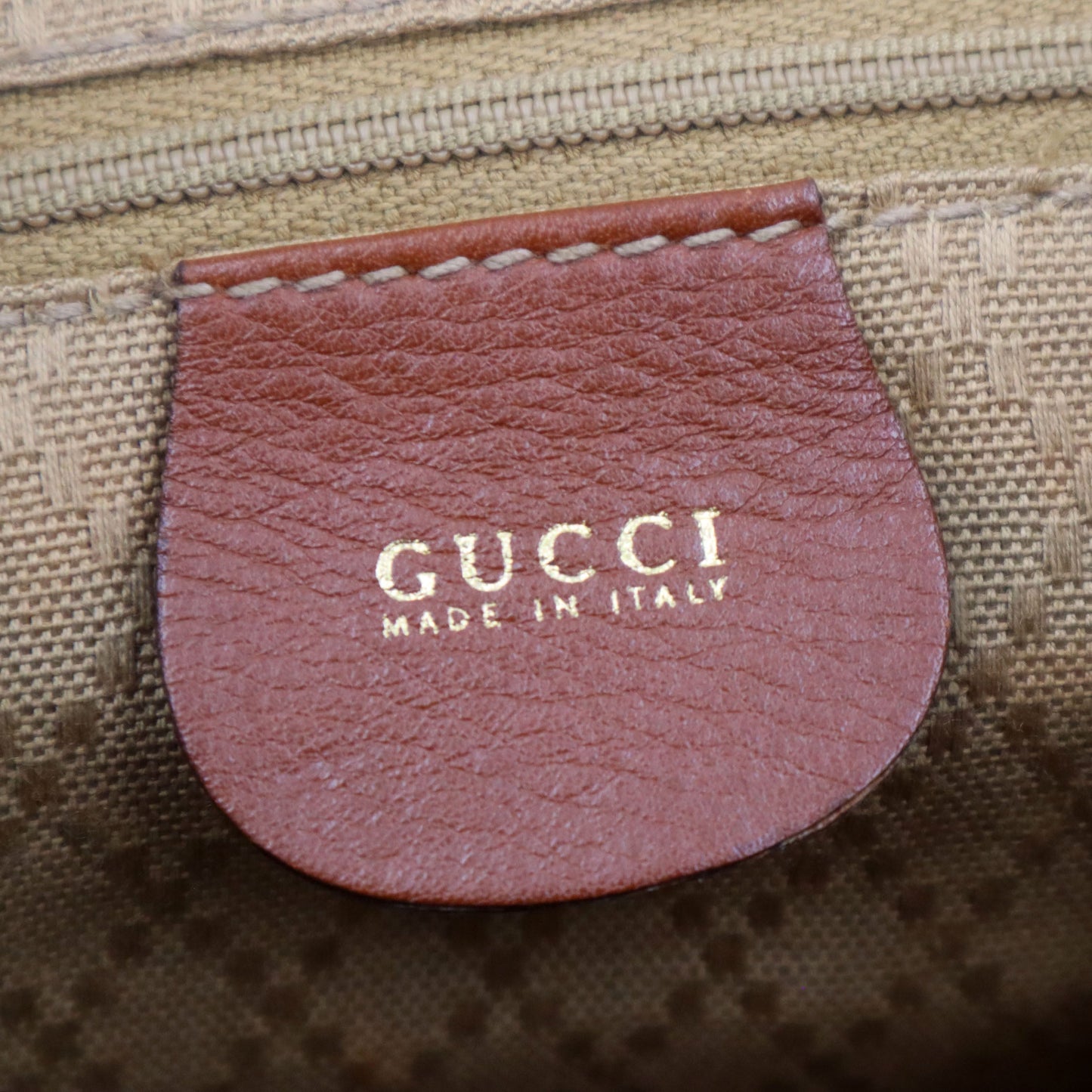 Gucci Bamboo Leather Backpack