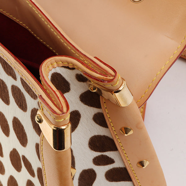Louis Vuitton 2003 Made Sac Dalmatian White/ Black/ Multi