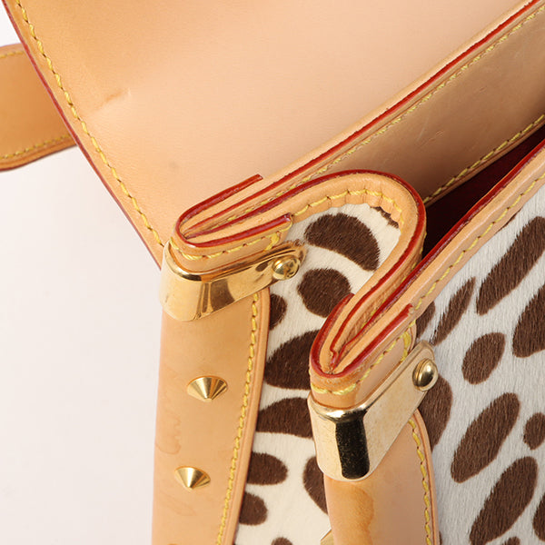 Louis Vuitton 2003 Made Sac Dalmatian White/ Black/ Multi