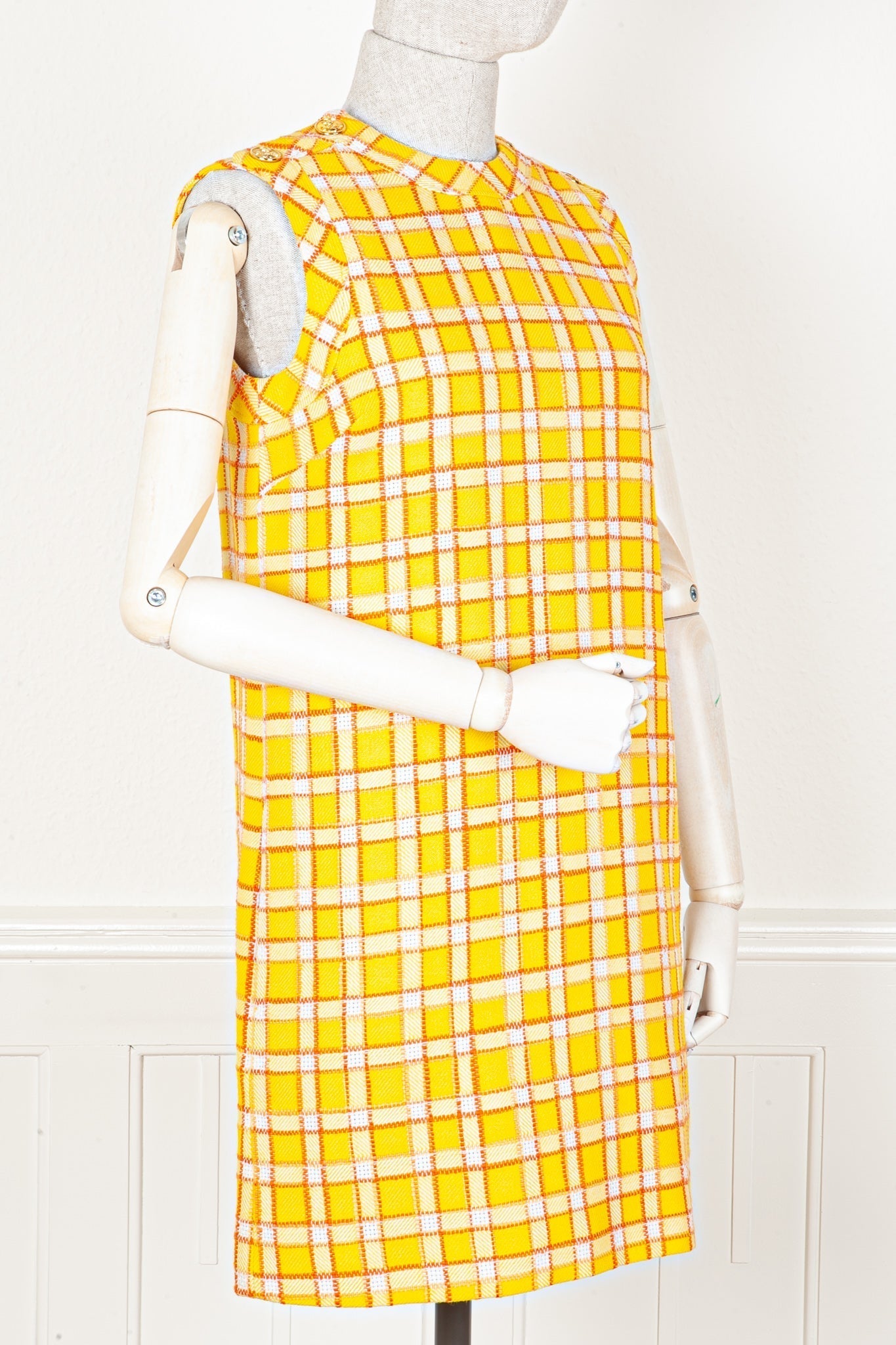GUCCI Dress Check Yellow