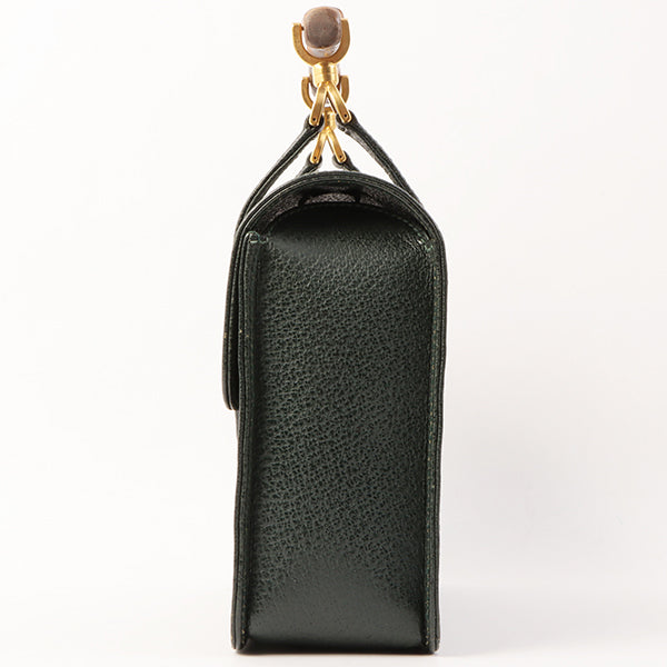 Gucci Bamboo Handle 2Way Bag Dark Green