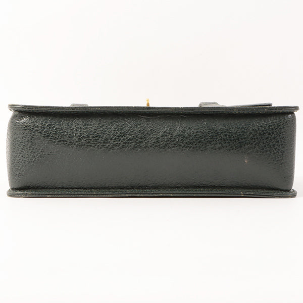 Gucci Bamboo Handle 2Way Bag Dark Green