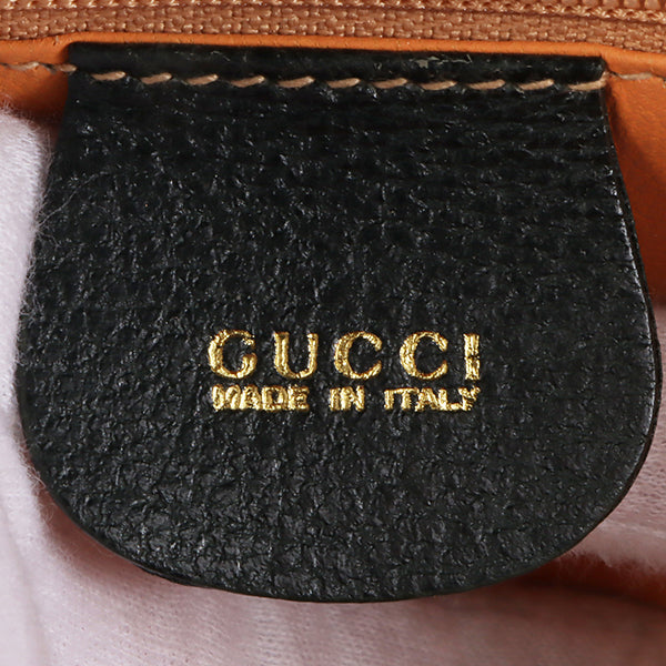 Gucci Bamboo Handle 2Way Bag Dark Green