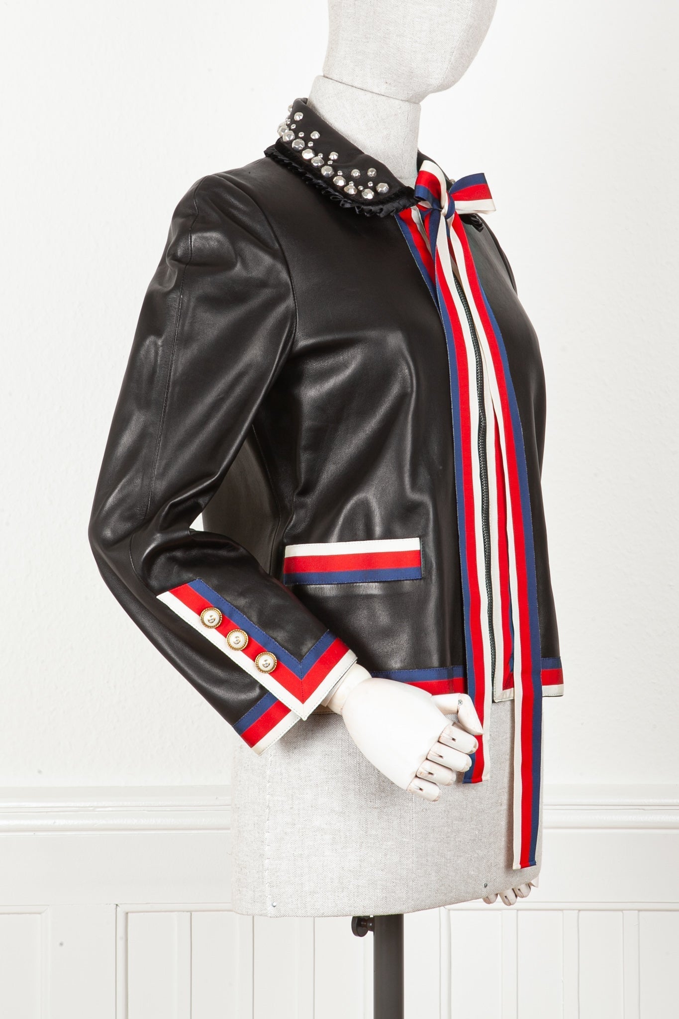 GUCCI Jacket Leather Studs