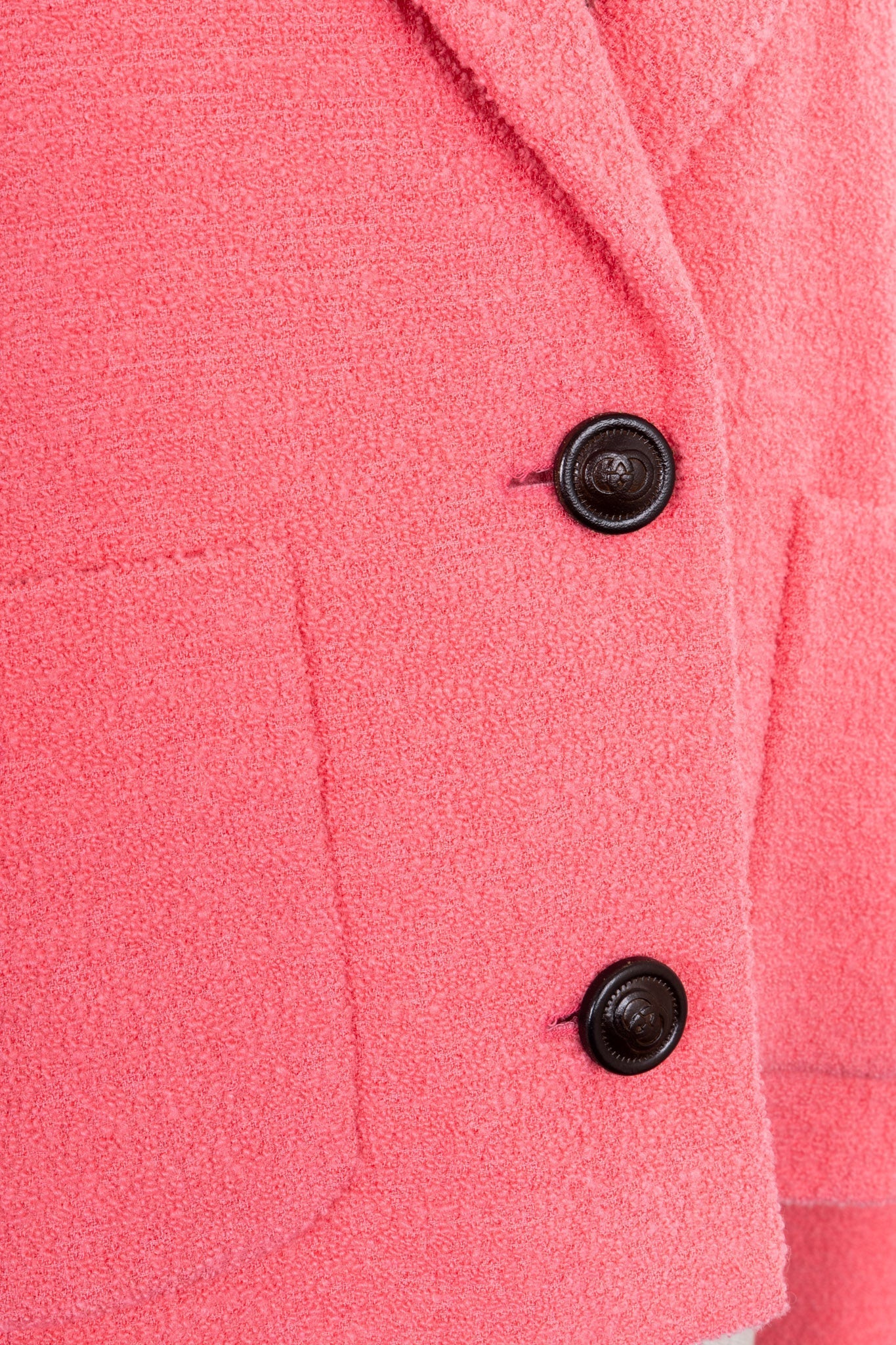 GUCCI Boxy Jacket Pink Wool