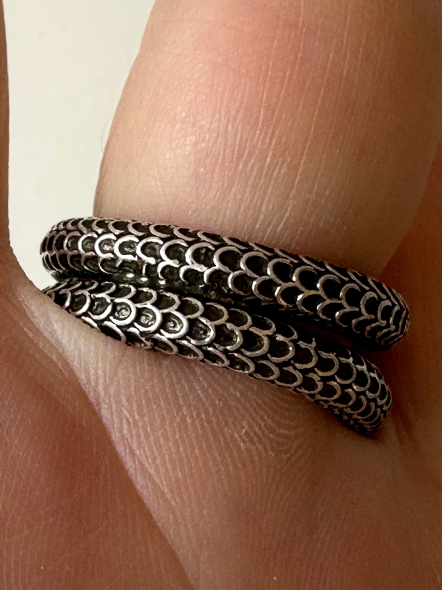 Gucci Garden Snake Sterling Silver Ring