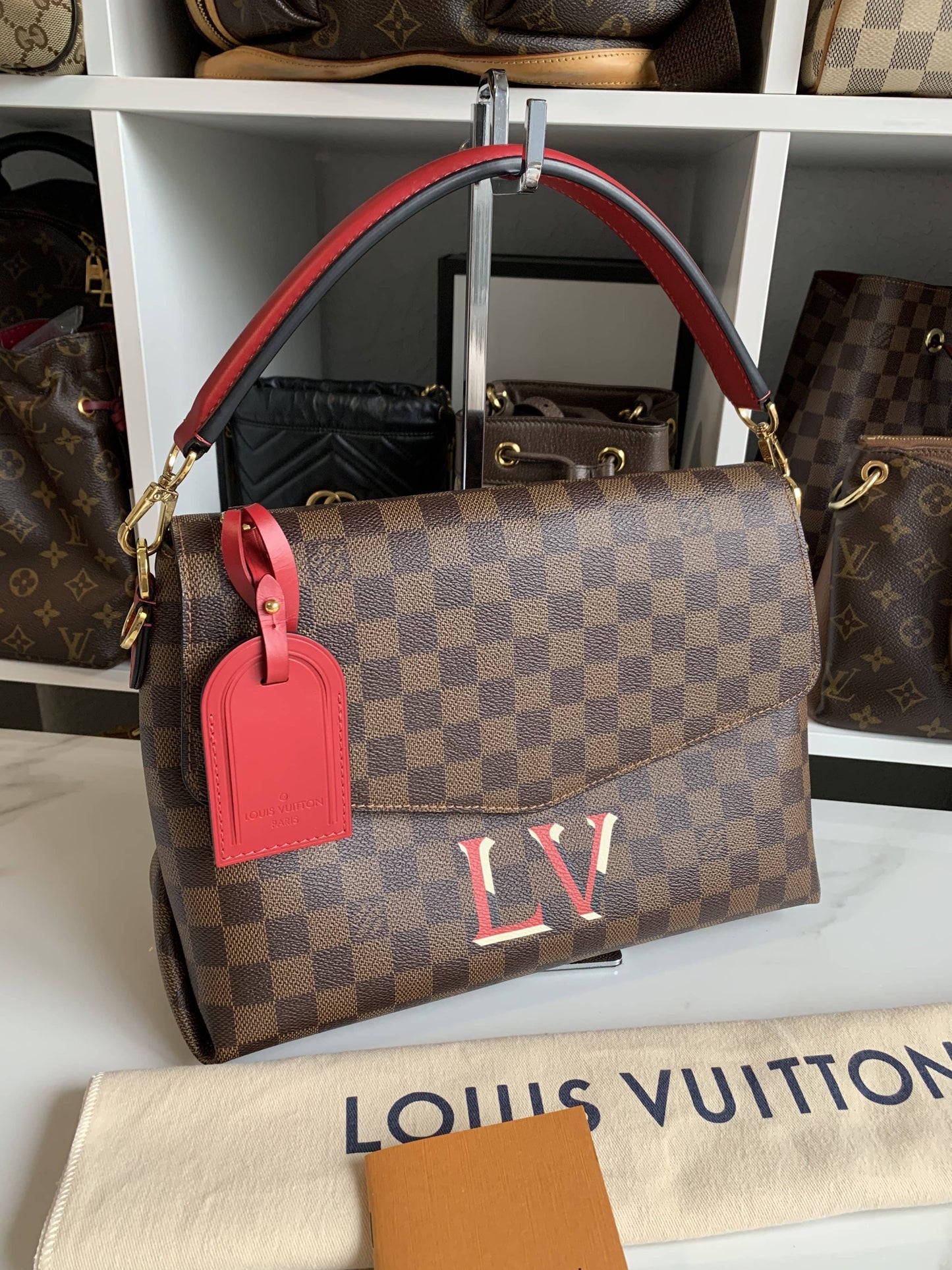 Louis Vuitton Beauborg MM Scarlet