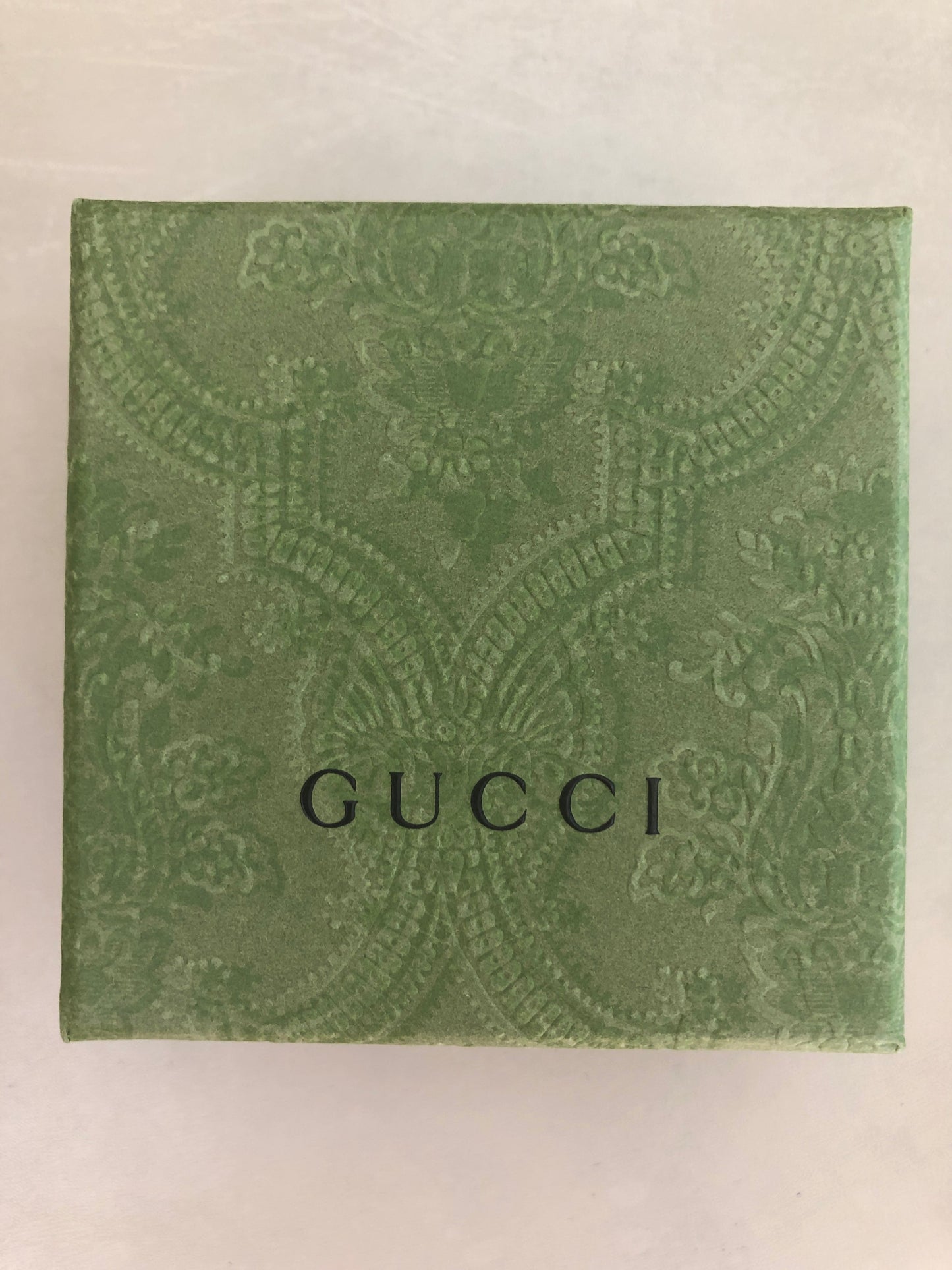 Gucci Logo Sterling Silver Round Stud Earrings