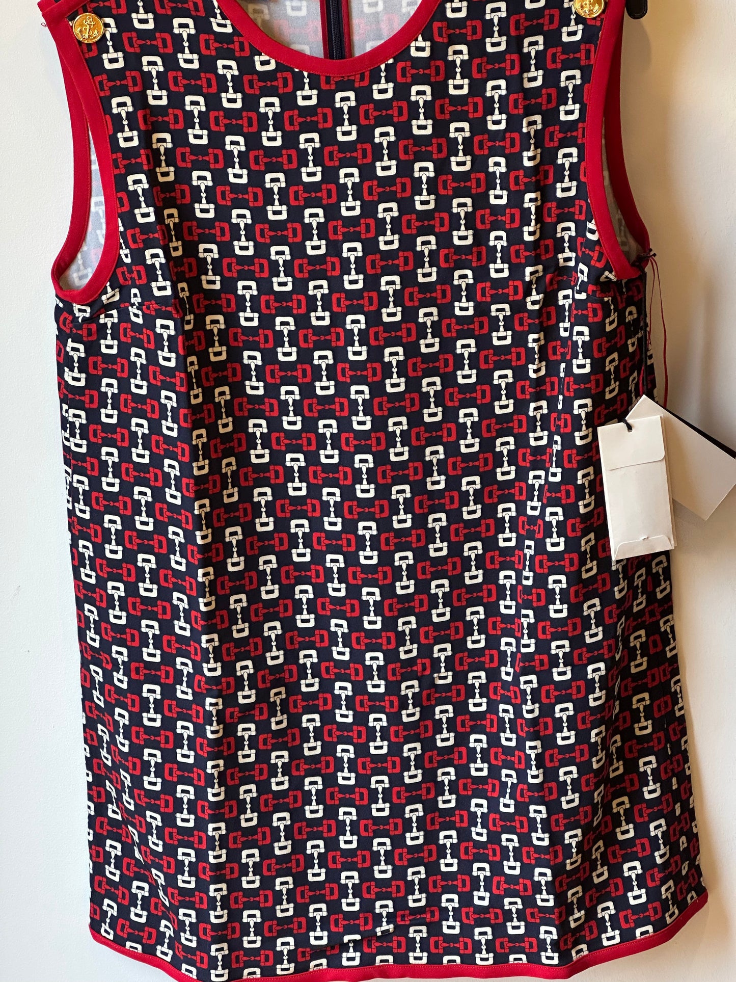 Gucci Horsebit Print Mini Dress in Blue