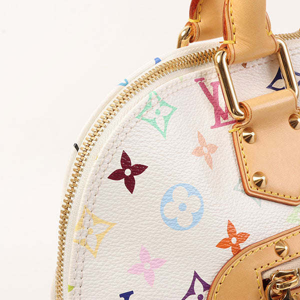 LOUIS VUITTON 2006 Made Monogram Multi Color Alma Blanc