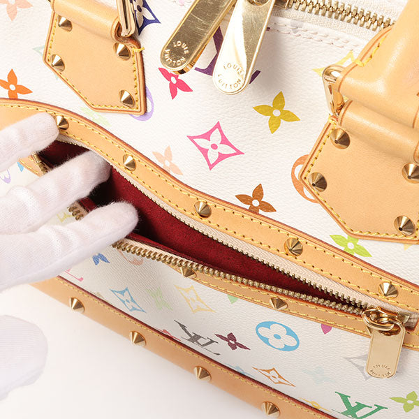 LOUIS VUITTON 2006 Made Monogram Multi Color Alma Blanc
