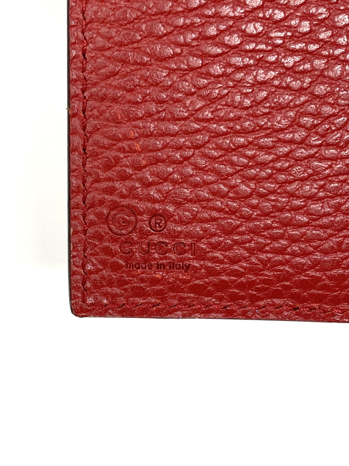 GUCCI RED WALLET