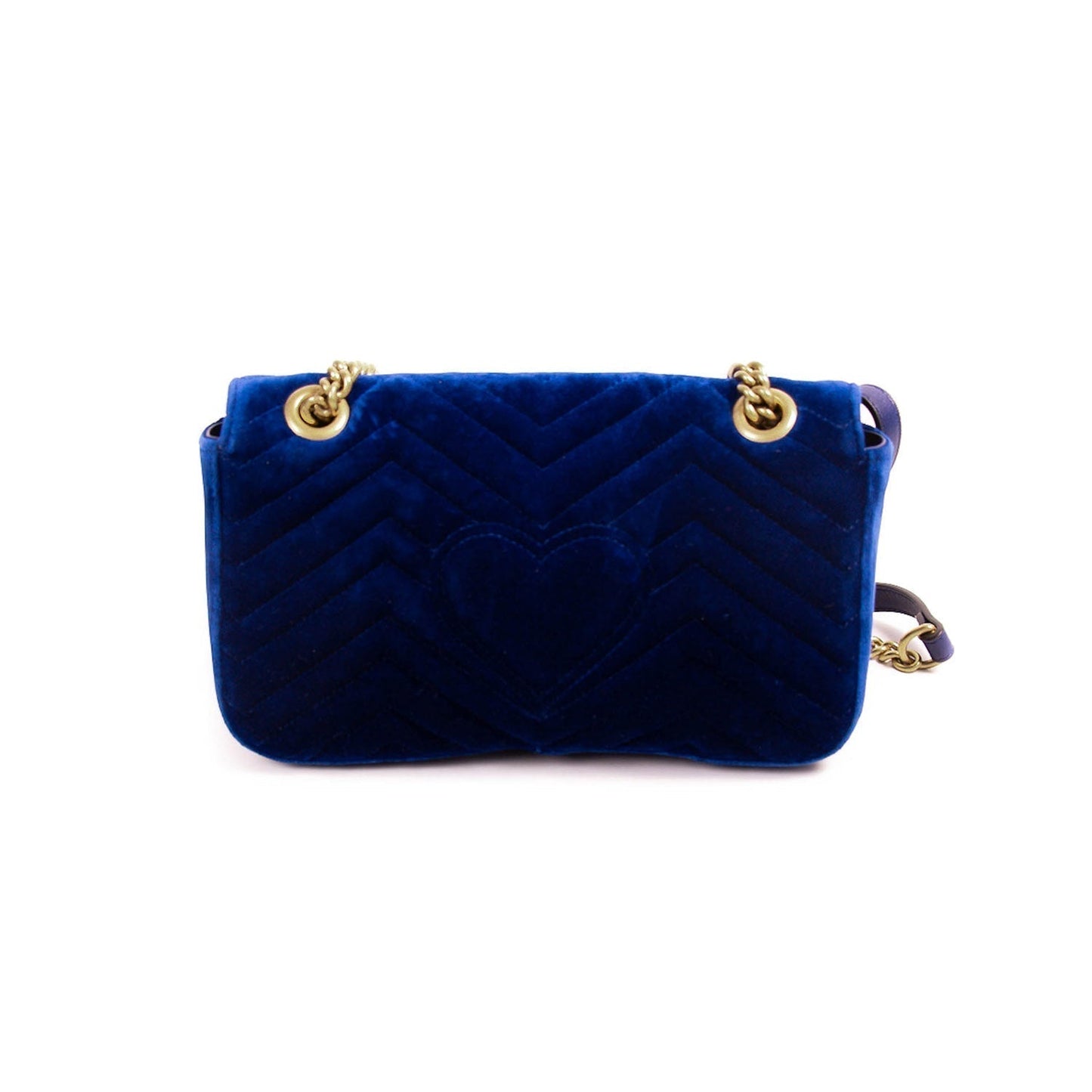 Gucci GG Marmont Small Velvet Metalassé Bag