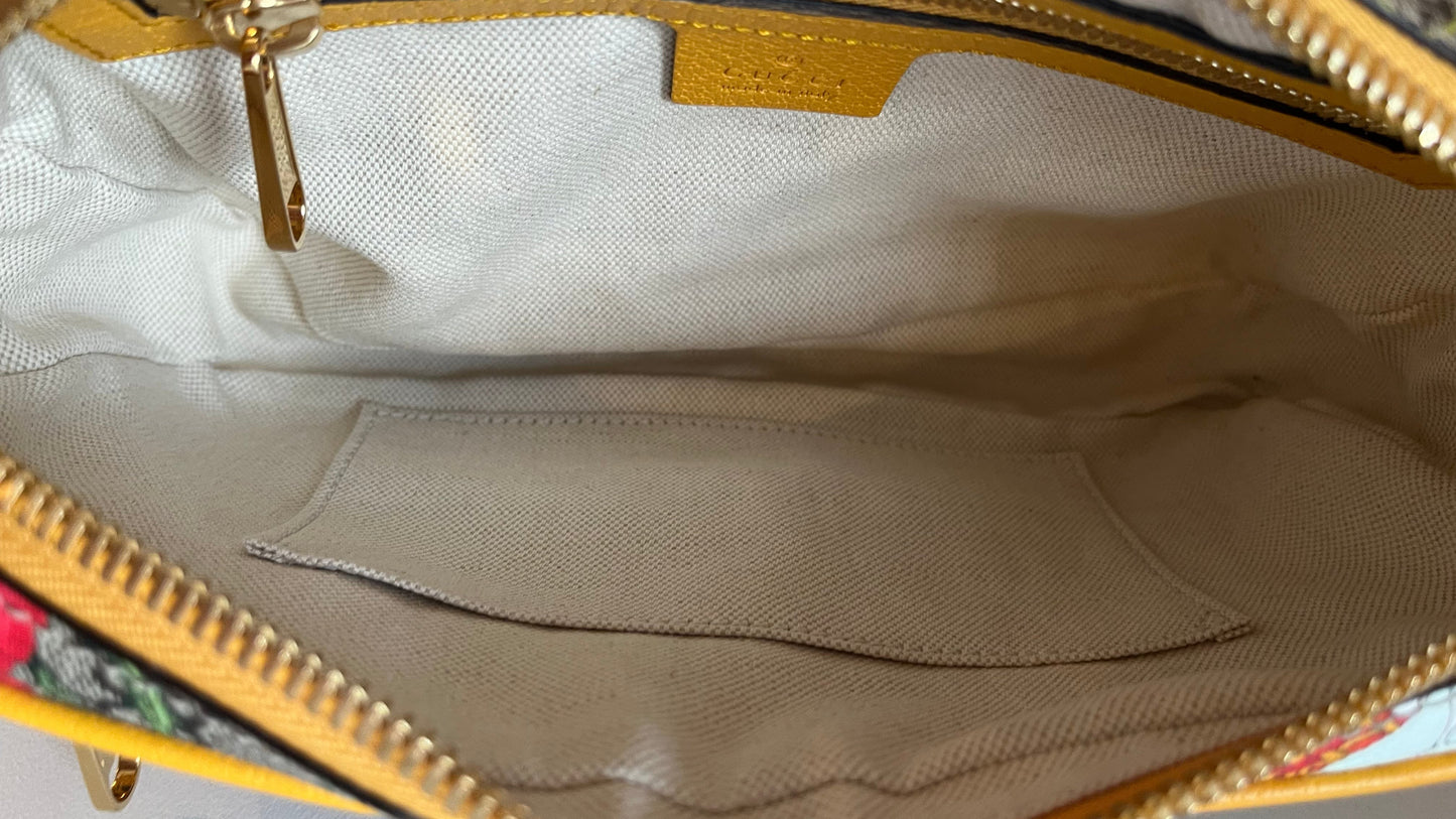 Gucci GG Supreme Monogram Flora Ophidia Belt Bag