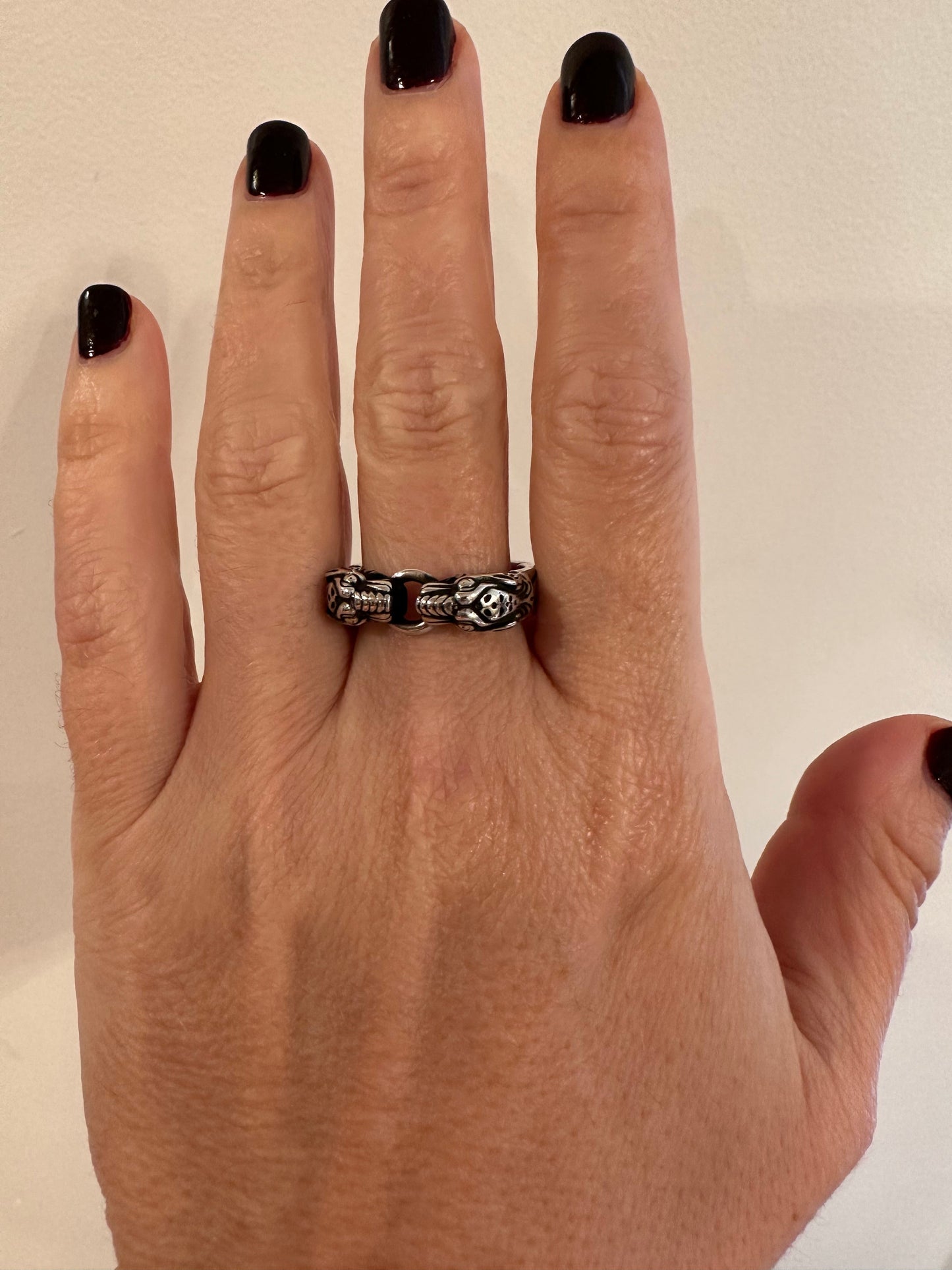 Gucci Tiger Head Ring in Sterling Silver