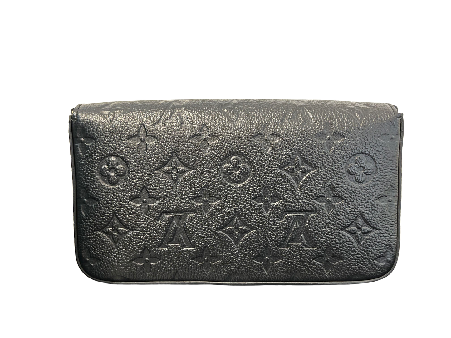 Louis Vuitton Felicie Pochette, Black Empreinte Leather