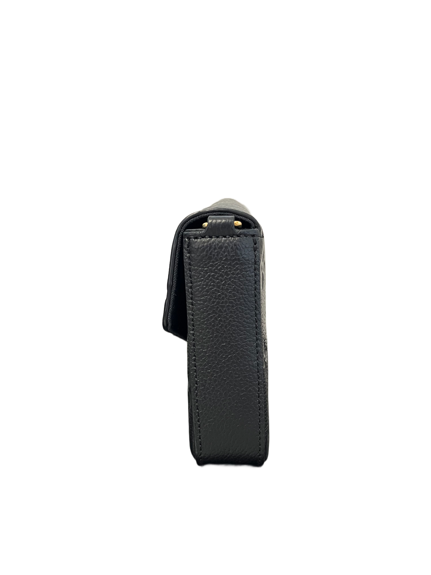 Louis Vuitton Felicie Pochette, Black Empreinte Leather