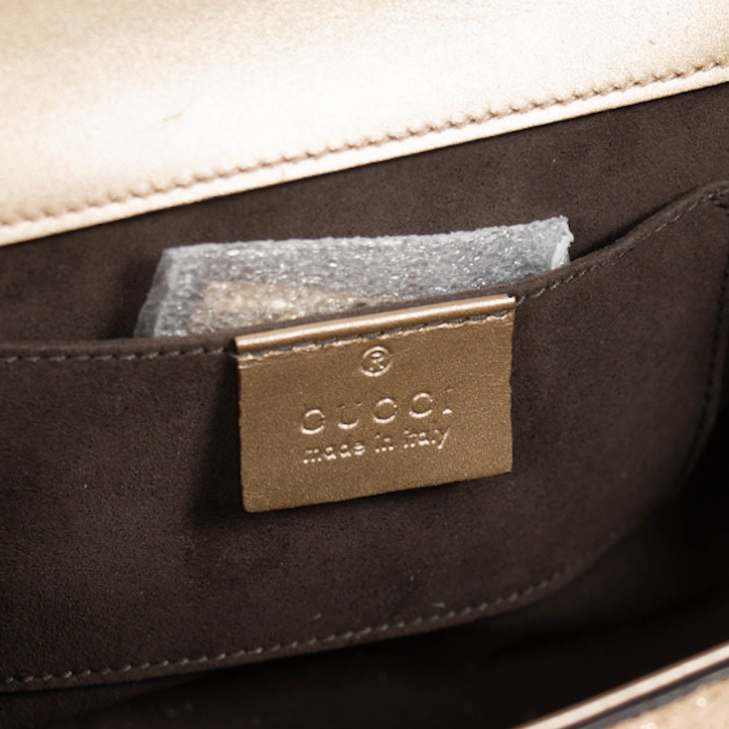 Gucci Metallic Padlock Shoulder Bag