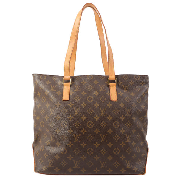 Louis Vuitton 2001 Made Canvas Monogram Cabas Mezzo Brown
