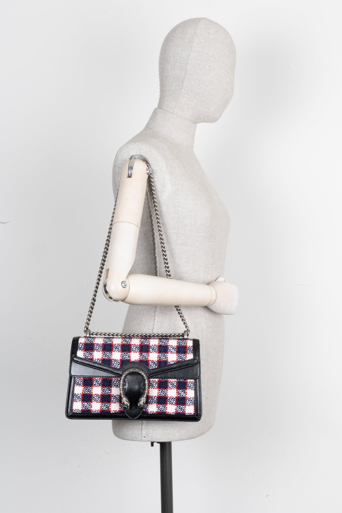 GUCCI Dionysus Tweed Bag