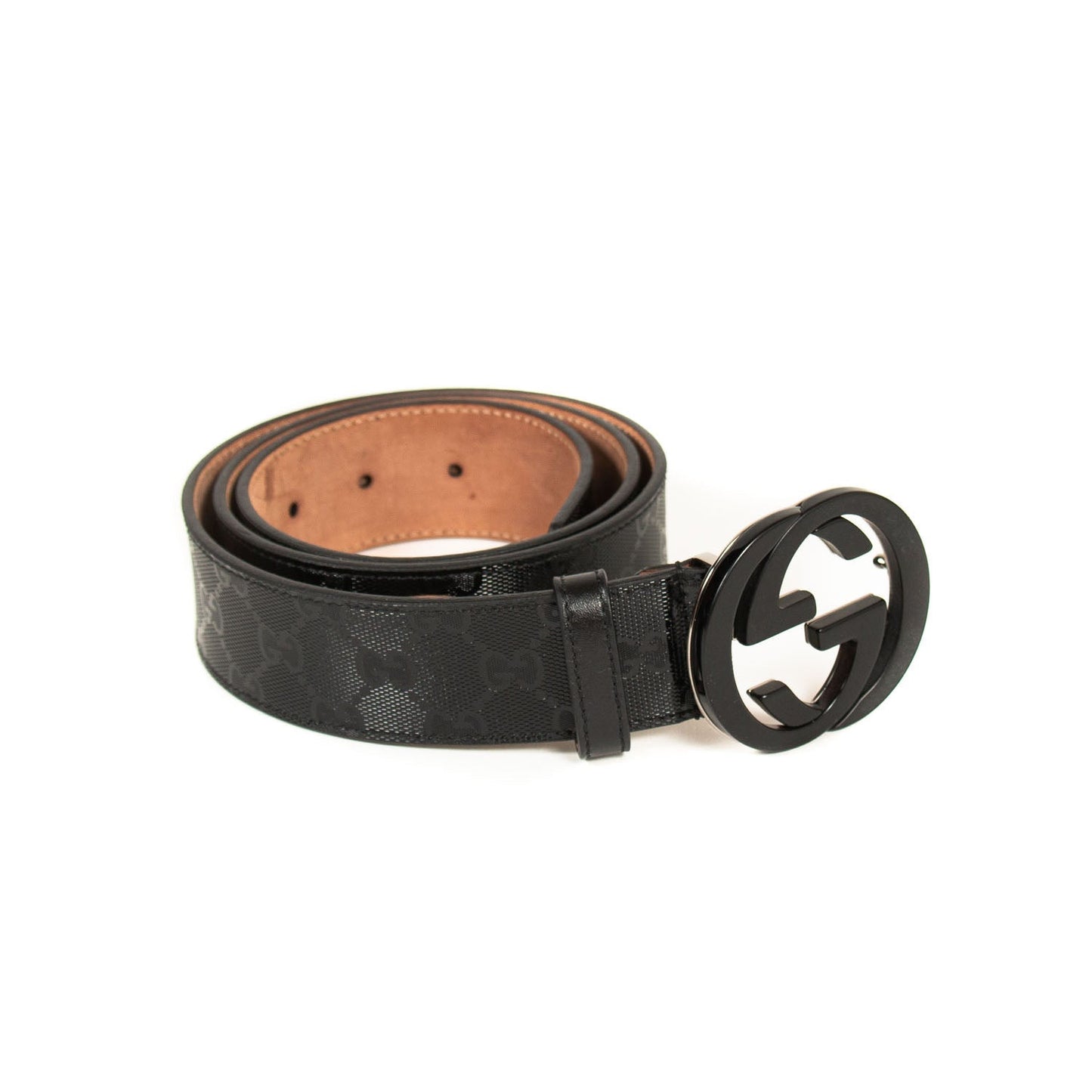 Gucci GG Interlocking Leather Belt