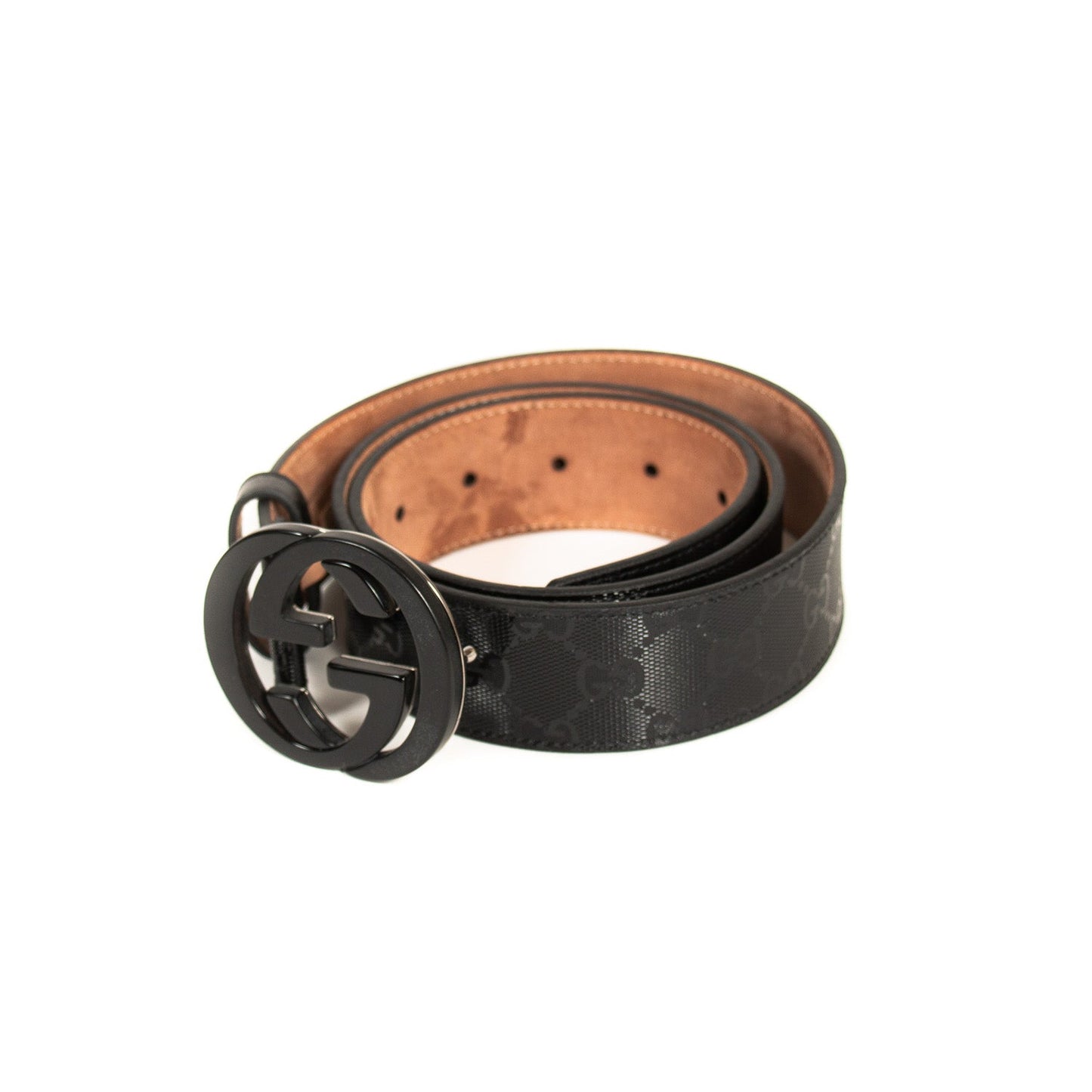 Gucci GG Interlocking Leather Belt