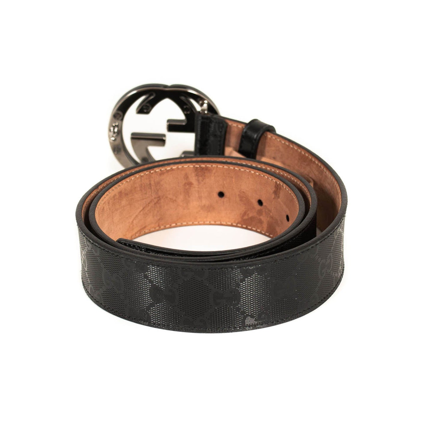 Gucci GG Interlocking Leather Belt