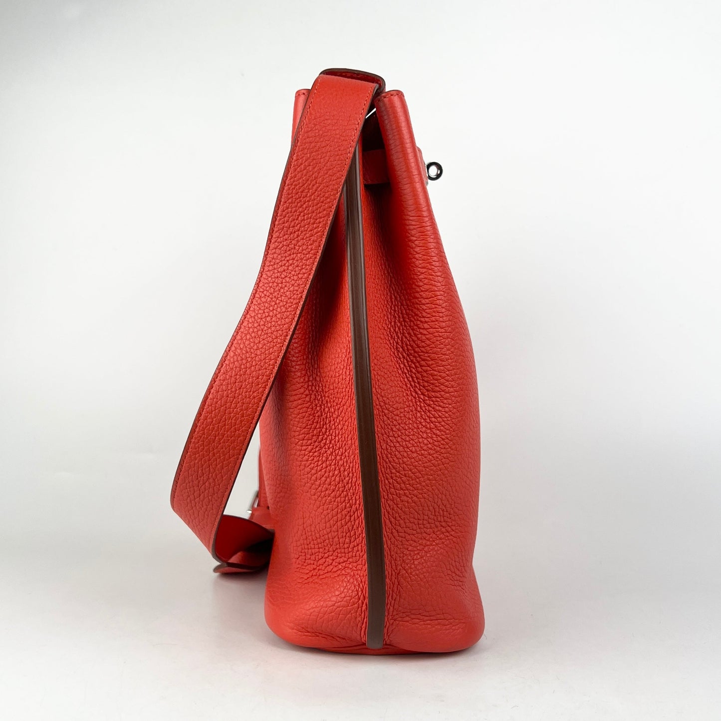 Hermes So Kelly Clemence Red - O Stamp