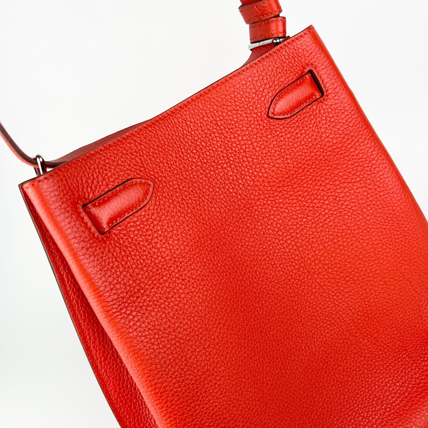 Hermes So Kelly Clemence Red - O Stamp