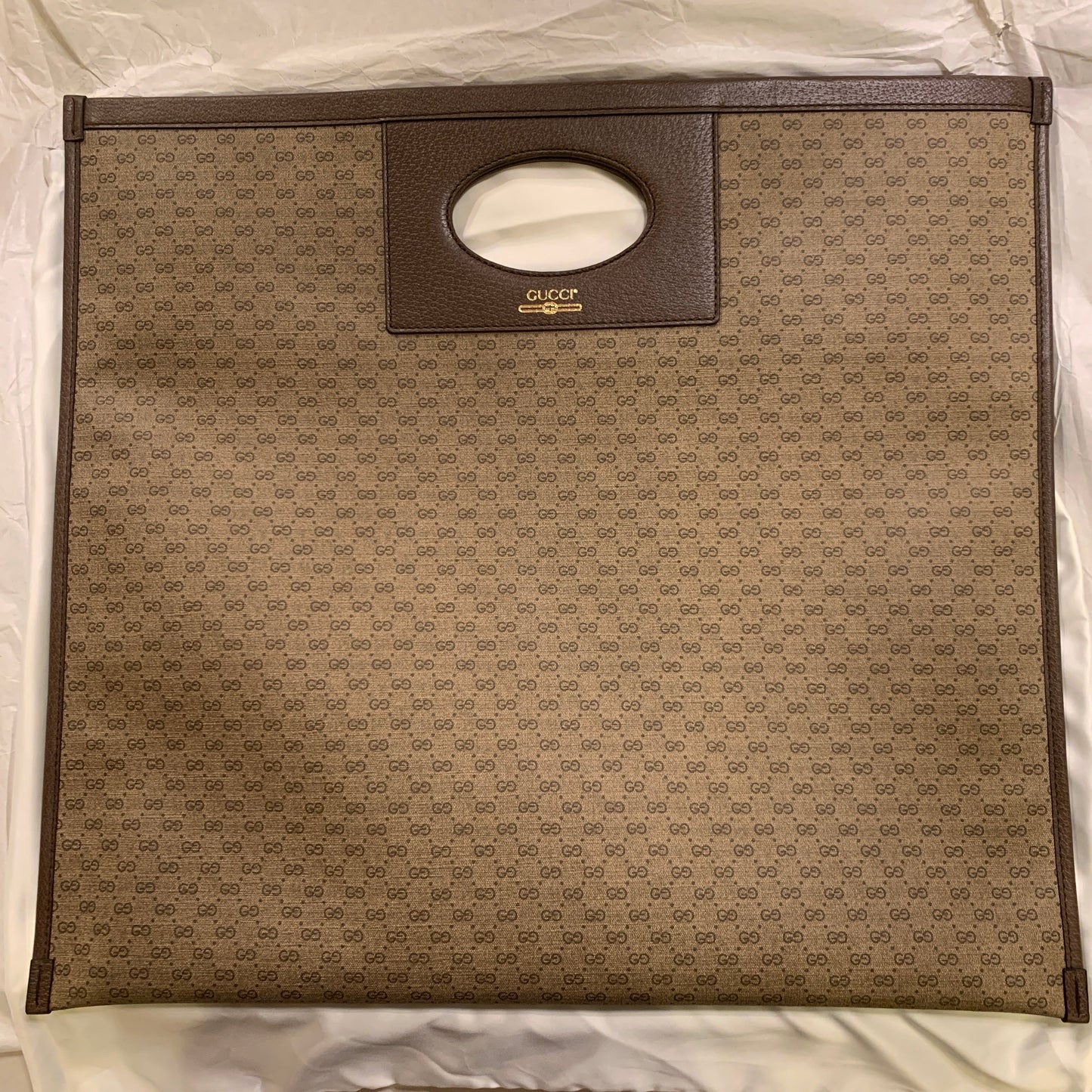 Gucci Mini GG Supreme Print Canvas Tote in Beige