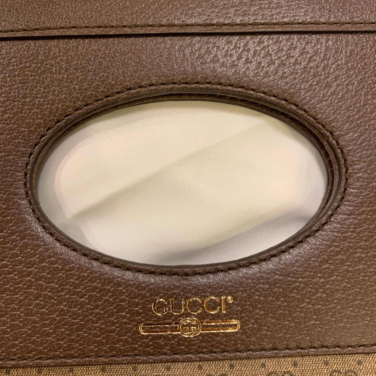Gucci Mini GG Supreme Print Canvas Tote in Beige