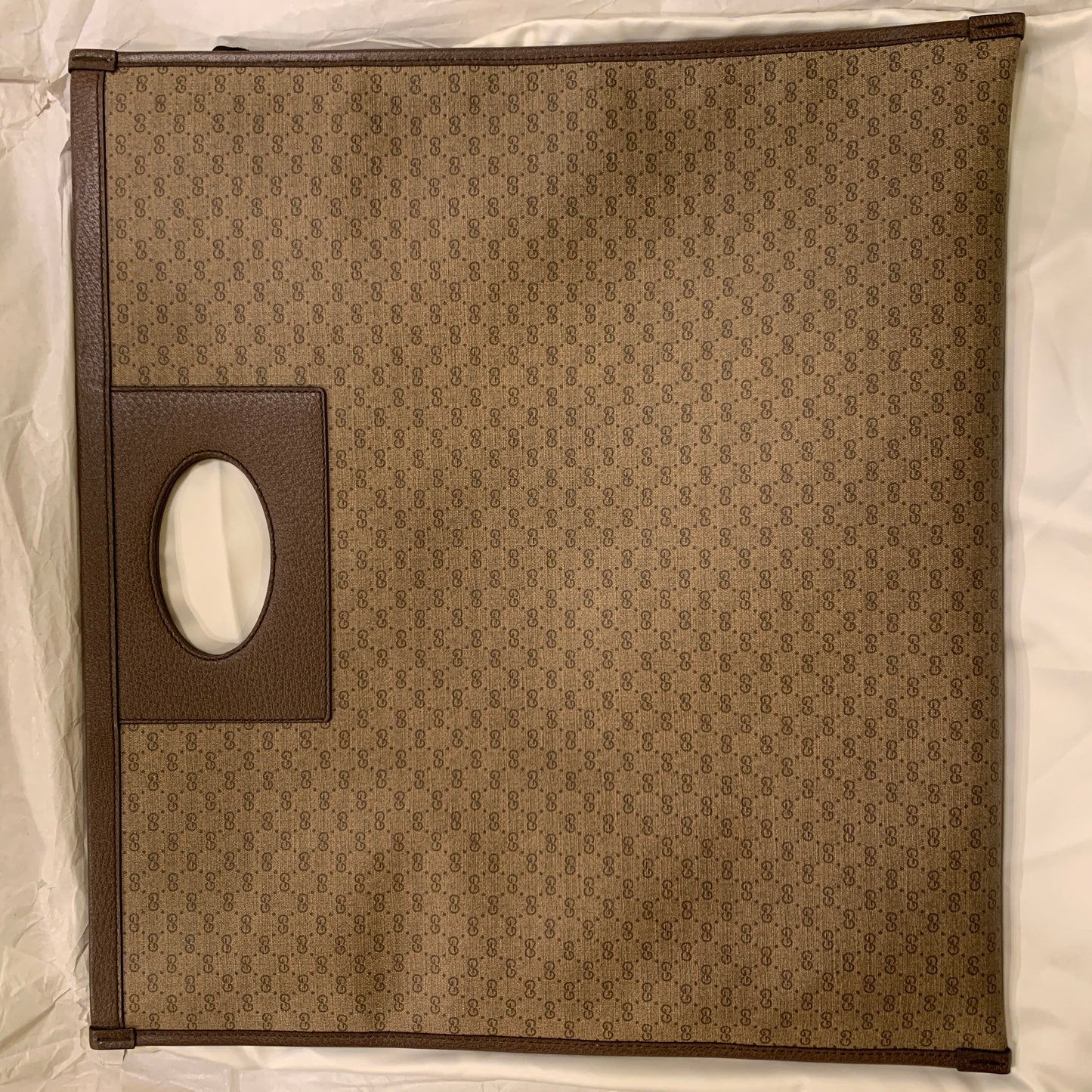 Gucci Mini GG Supreme Print Canvas Tote in Beige