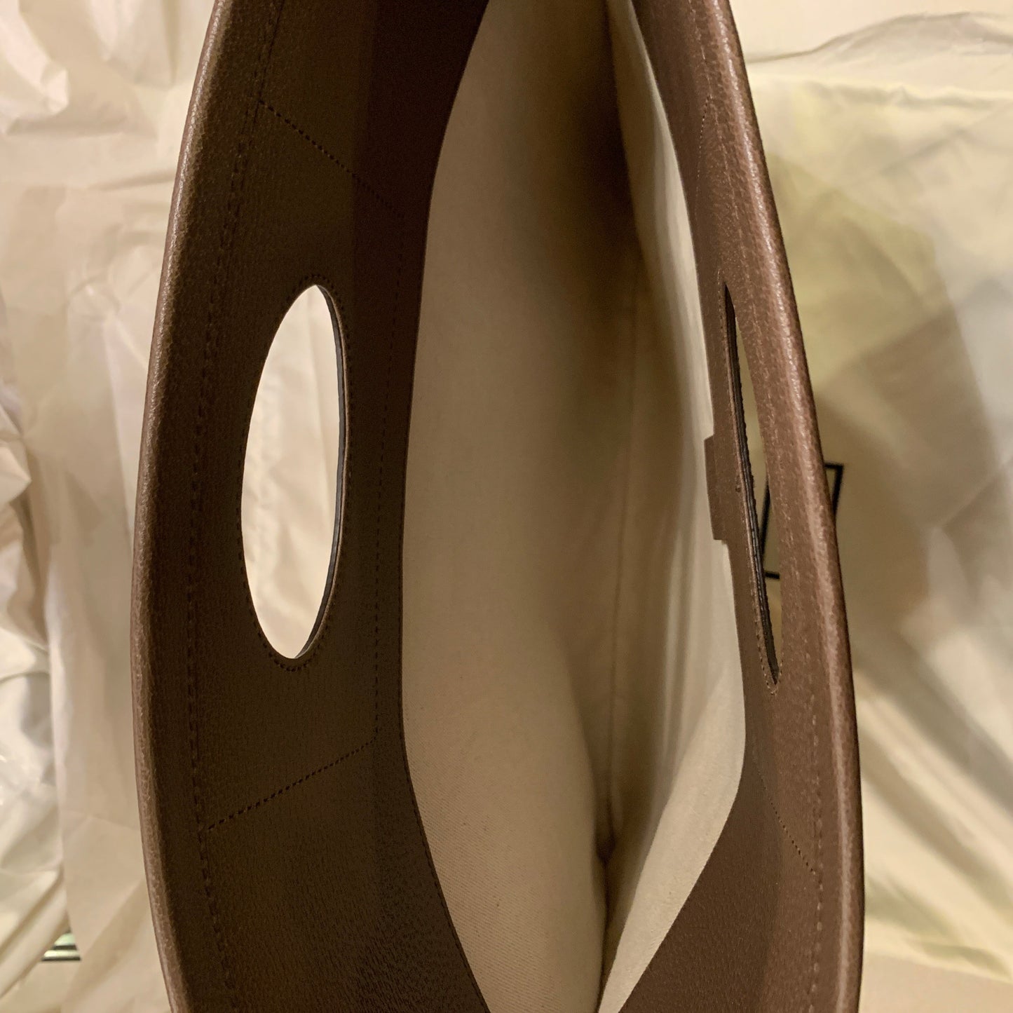 Gucci Mini GG Supreme Print Canvas Tote in Beige