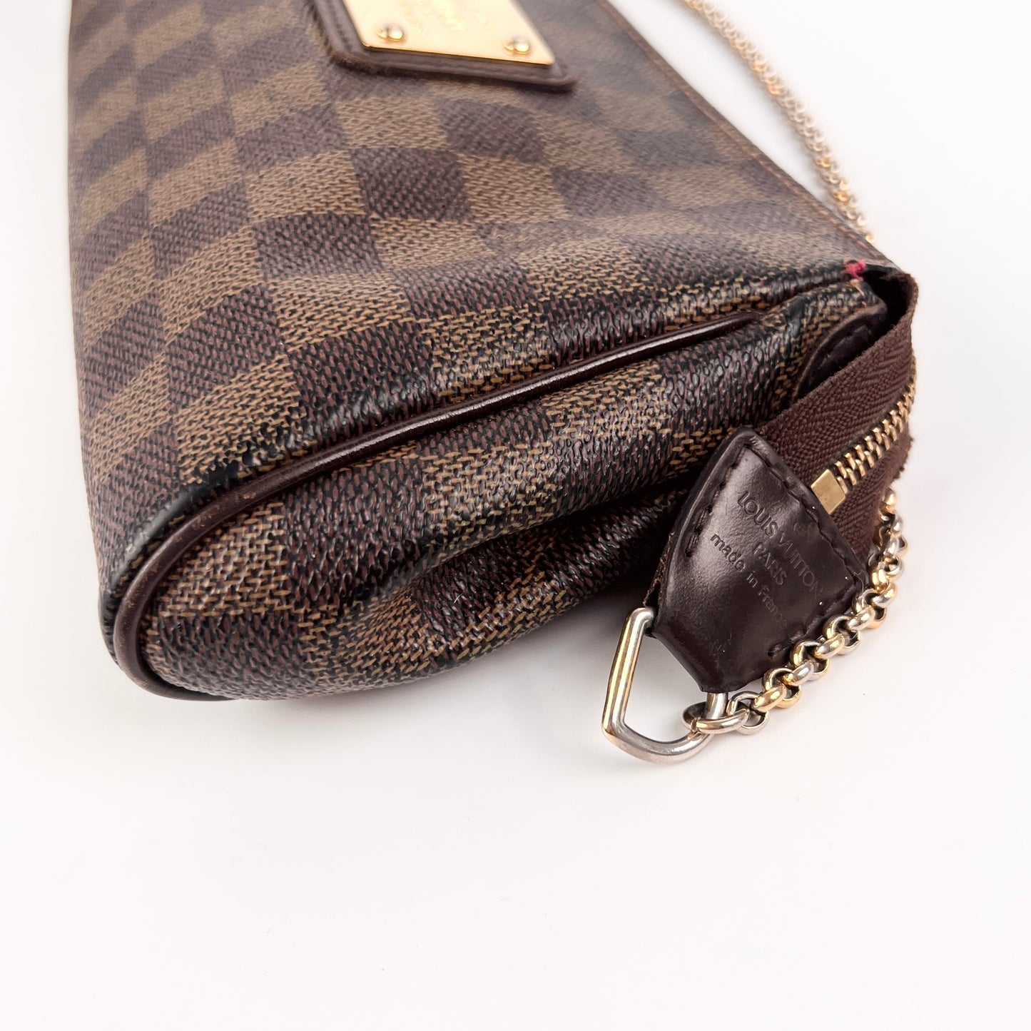 Louis Vuitton Eva Clutch + Wallet Damier Ebene