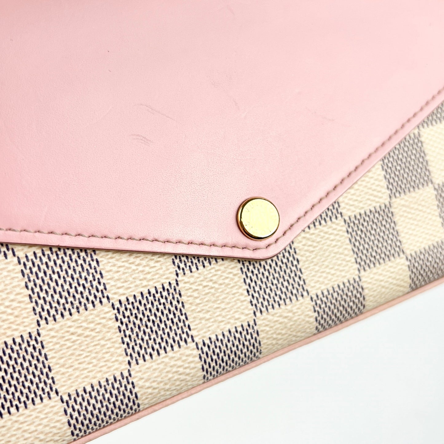 Louis Vuitton Felicie Pochette Damier Azur Pink